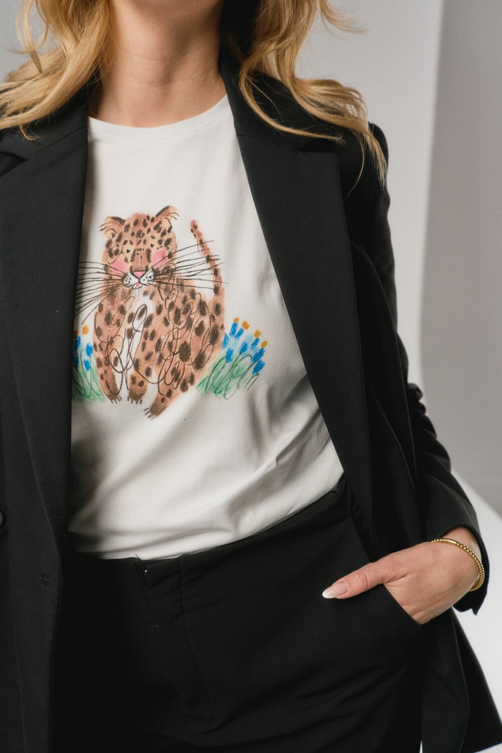 Футболка леопард