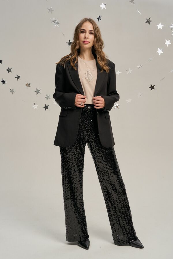 Футболка с жемчужной ёлочкой