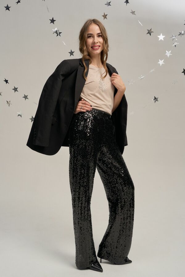 Футболка с жемчужной ёлочкой