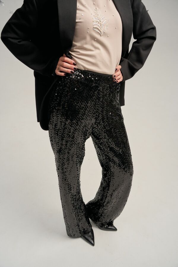 Футболка с жемчужной ёлочкой