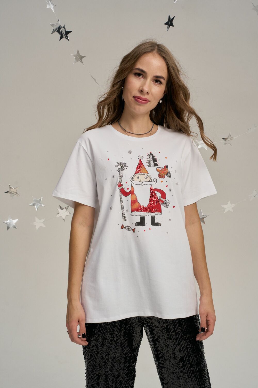 Футболка дед мороз