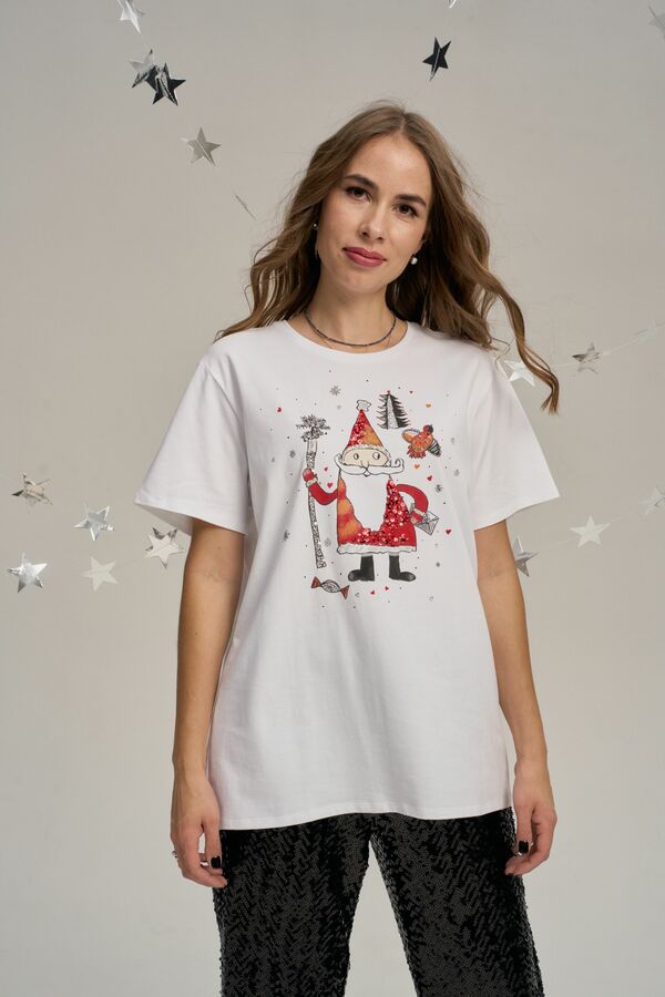 Футболка дед мороз