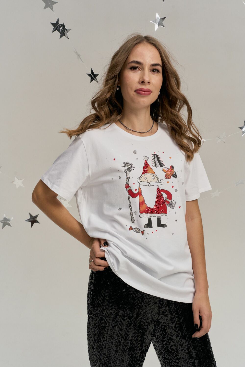 Футболка дед мороз