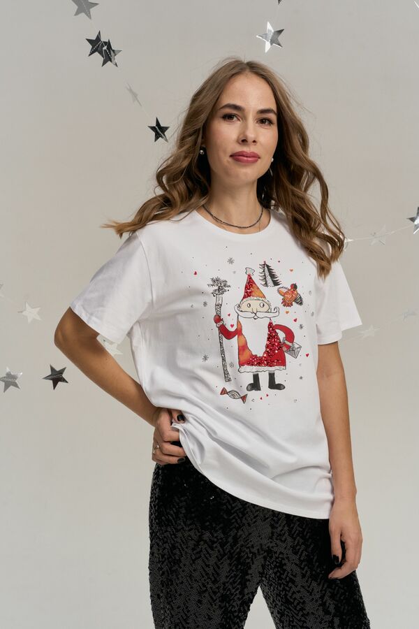 Футболка дед мороз