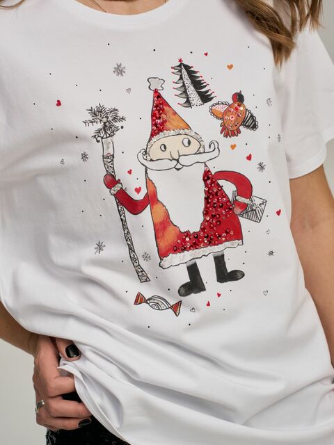 Футболка дед мороз