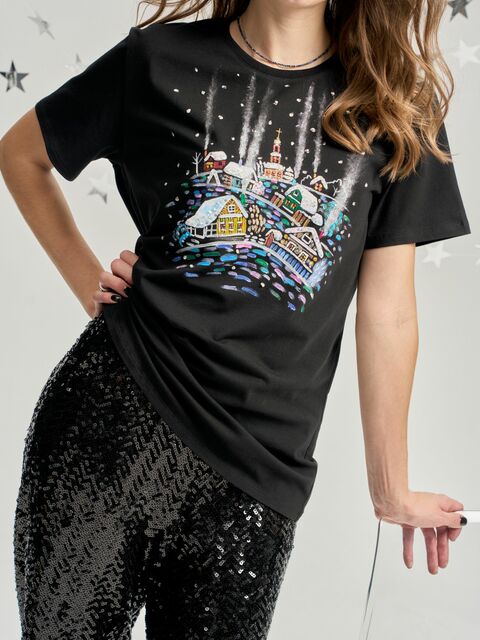 Футболка ночь перед рождеством