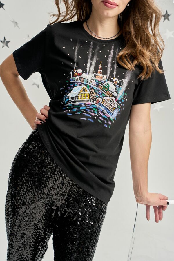 Футболка ночь перед рождеством