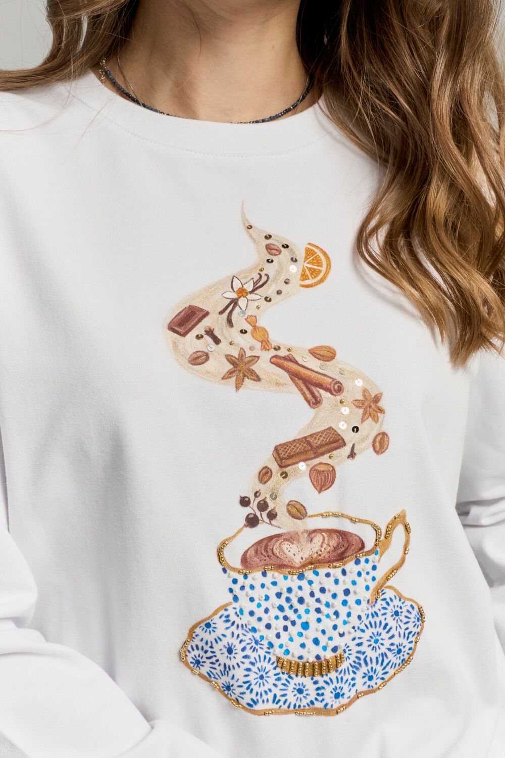 Лонгслив для любителей кофе 