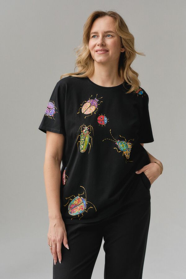 Футболка жуки яркие