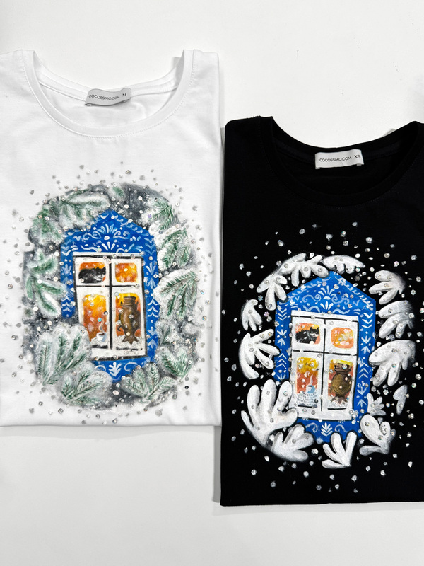 Футболка Зимнее окошко