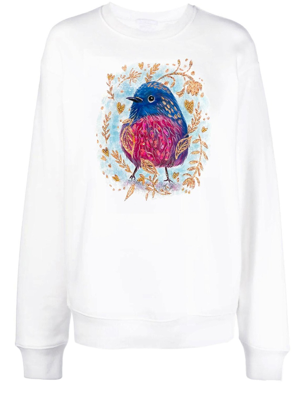 Свитшот с малиновкой