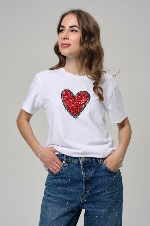 Футболка сердце