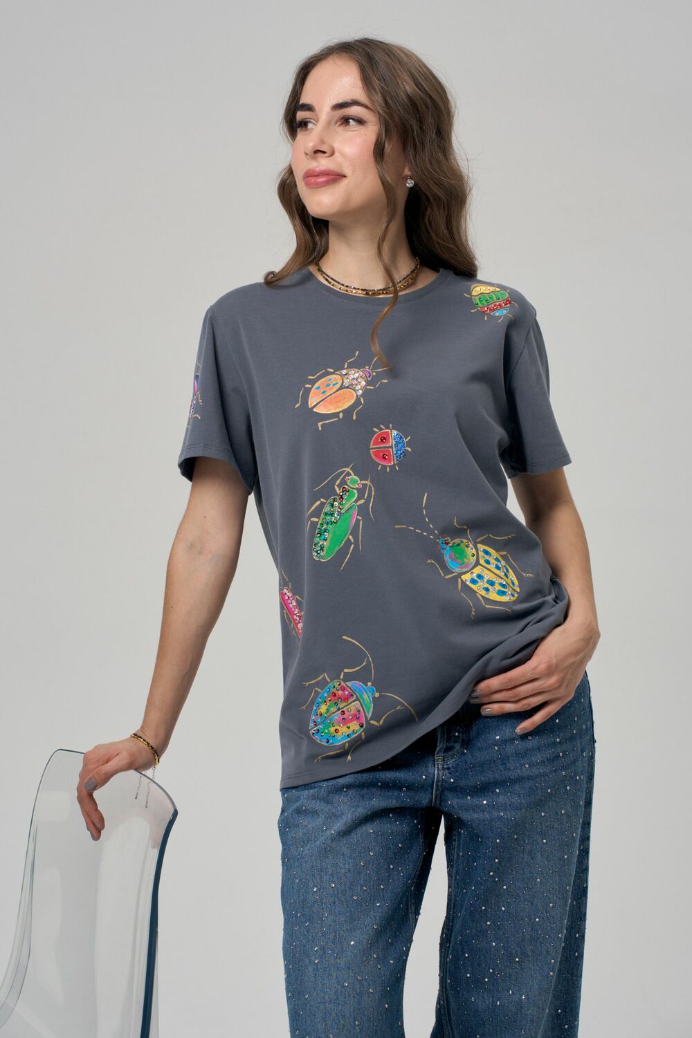 Яркие жуки графит