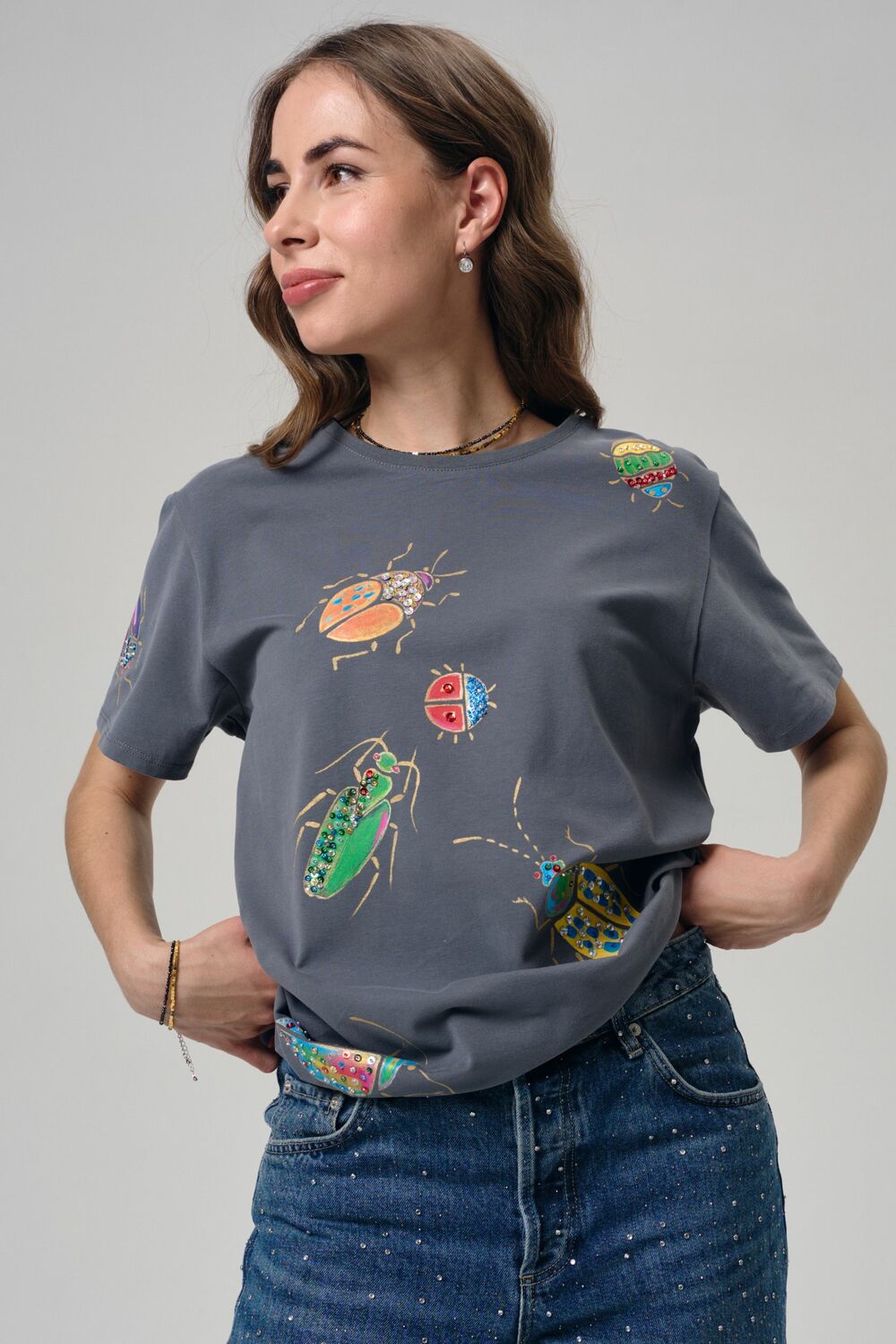 Яркие жуки графит