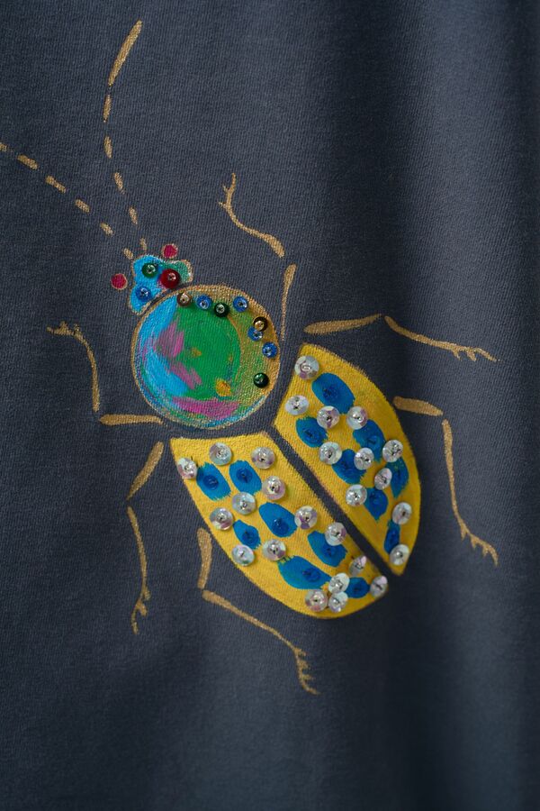 Яркие жуки графит