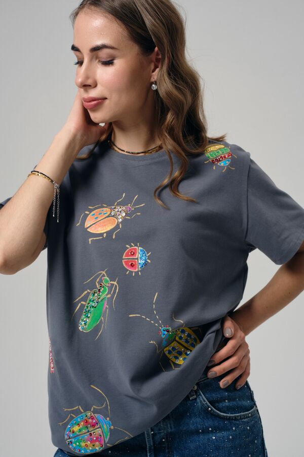 Яркие жуки графит