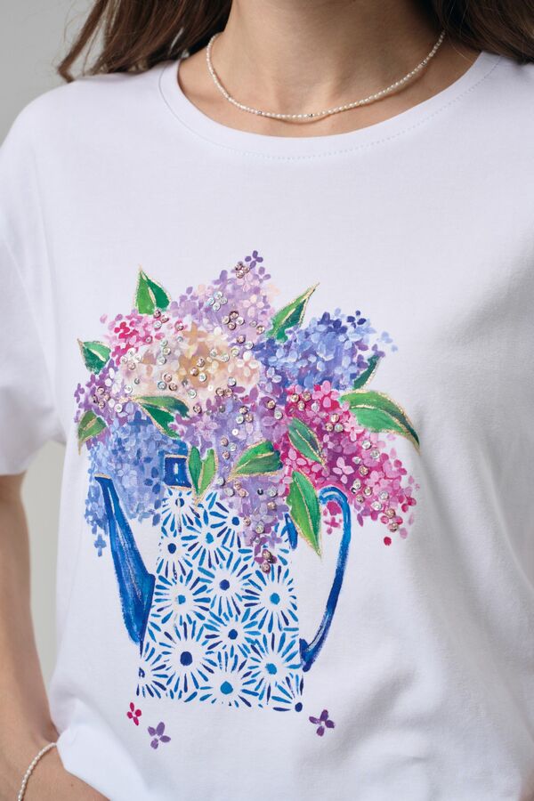 Футболка сирень