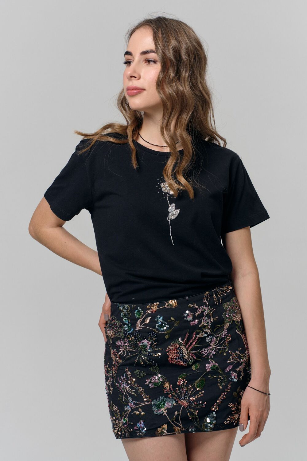 Футболка цветок