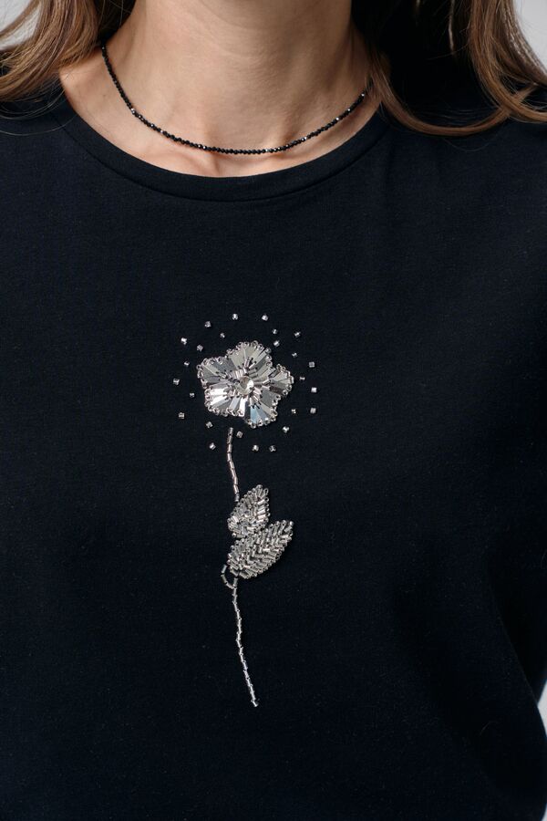 Футболка цветок