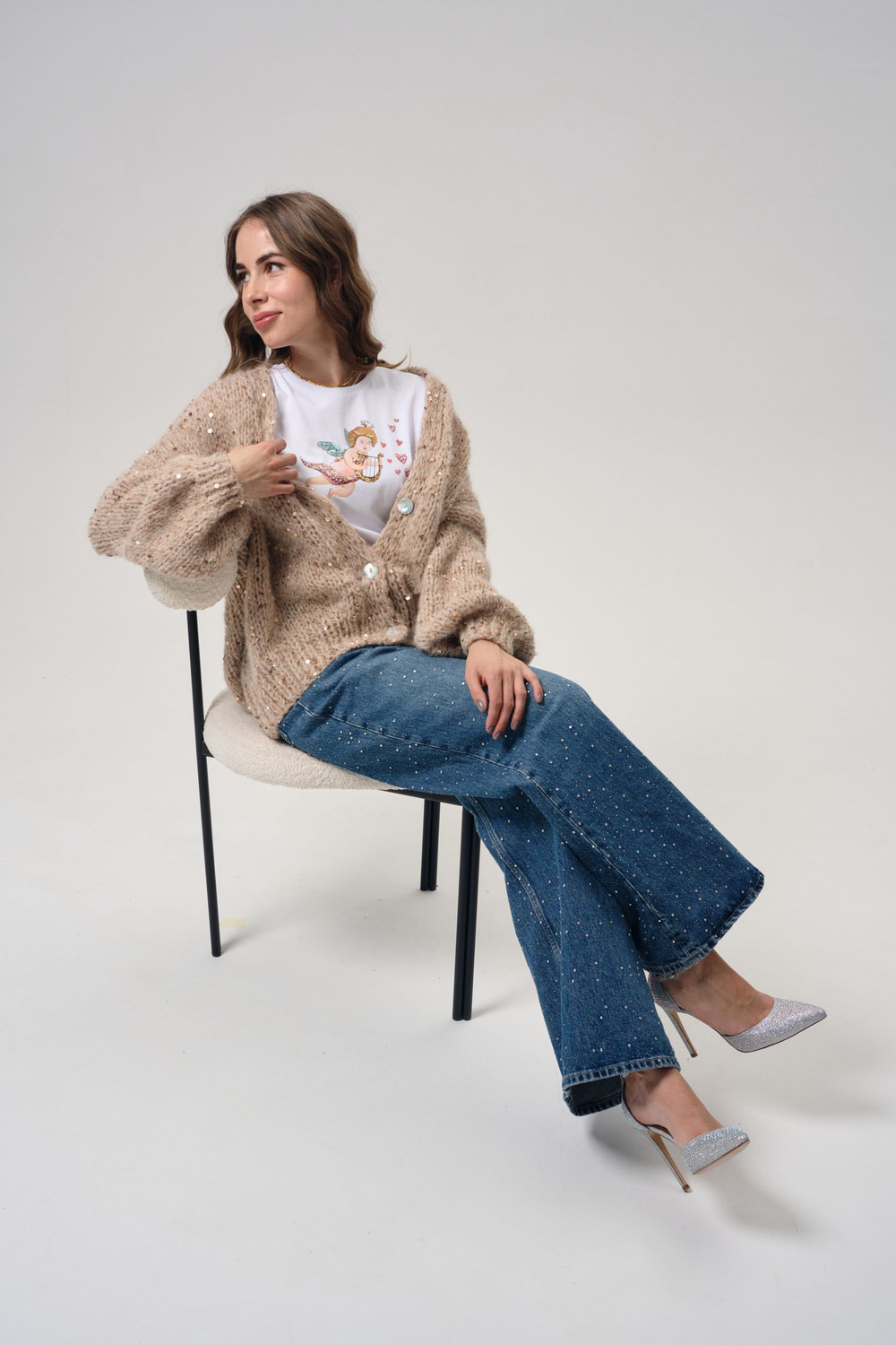 Футболка ангел с лирой