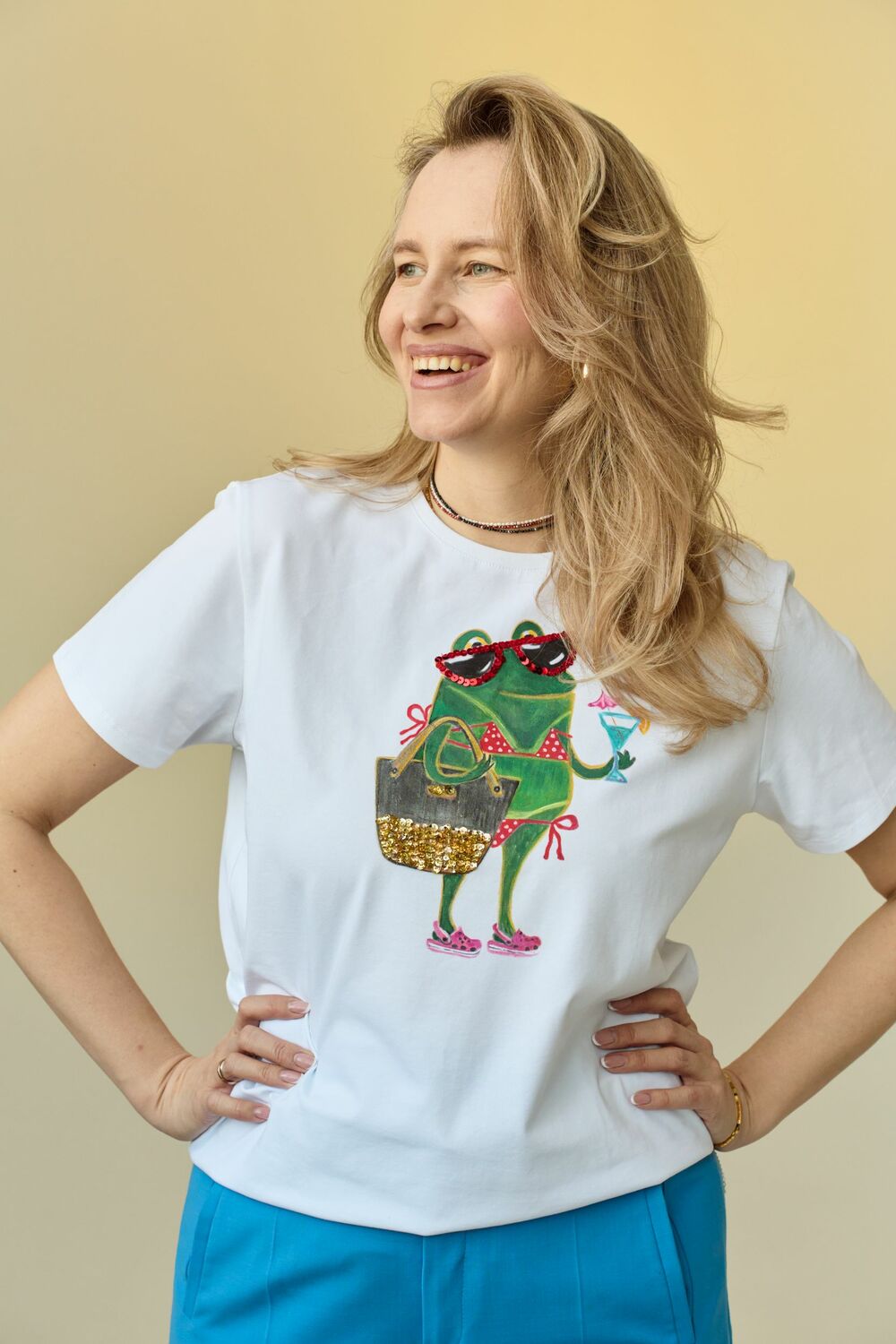 Футболка жабенция на отдыхе