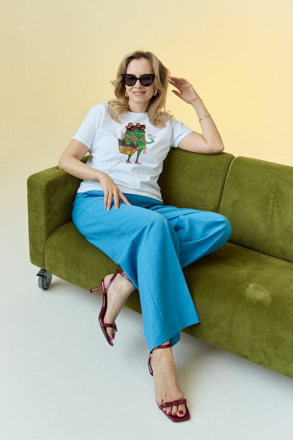 Футболка жабенция на отдыхе