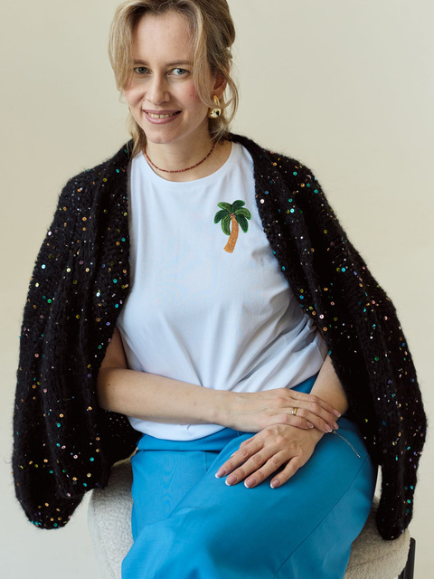 Футболка с пальмой