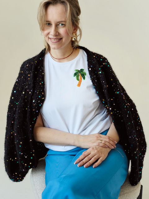 Футболка с пальмой