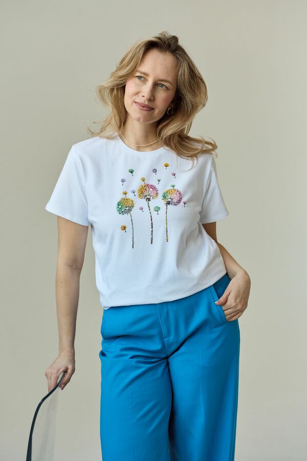 Футболка одуванчики