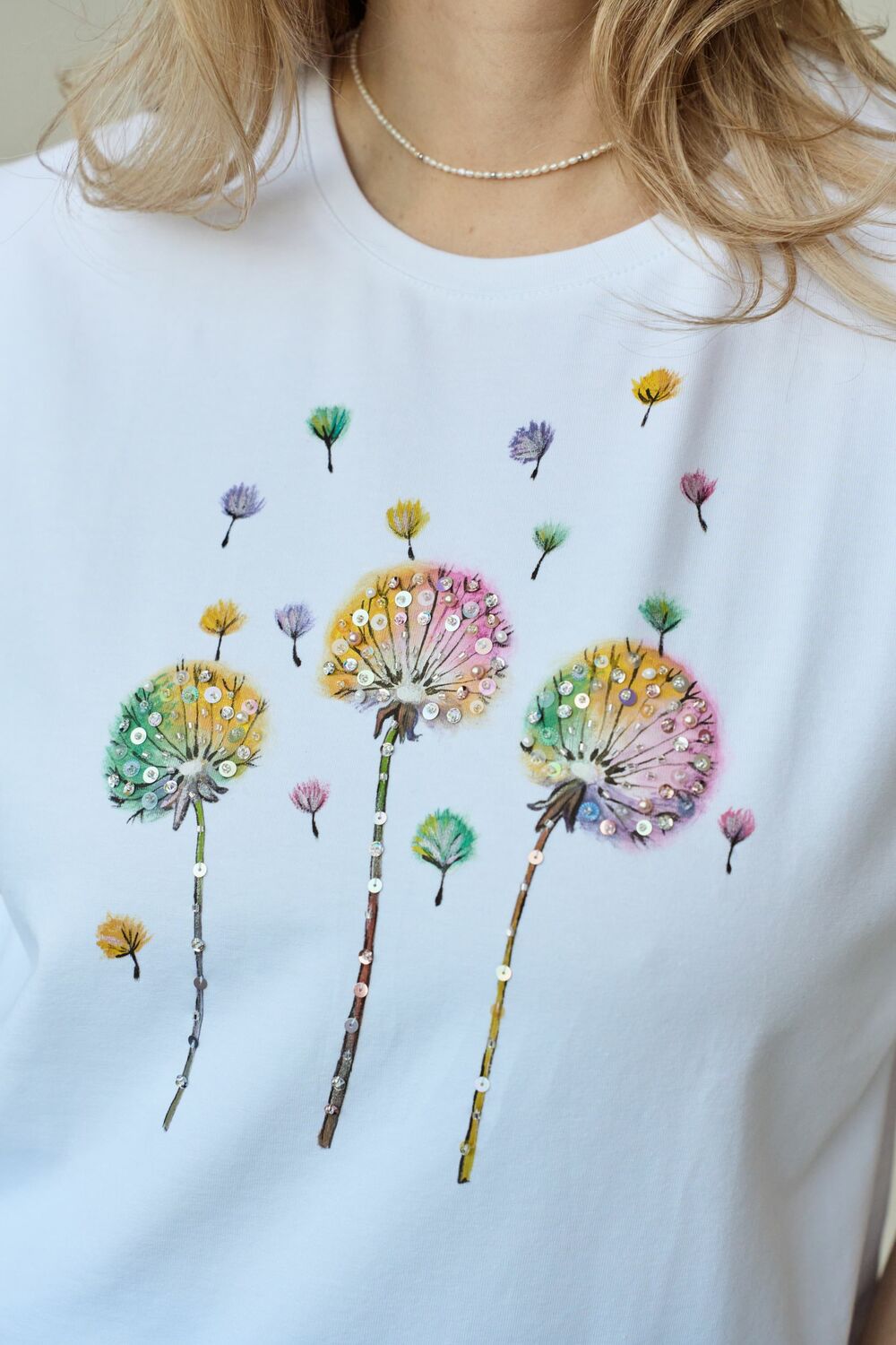 Футболка одуванчики
