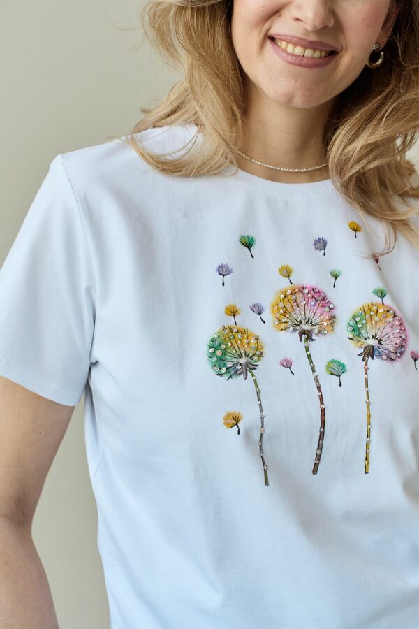 Футболка одуванчики