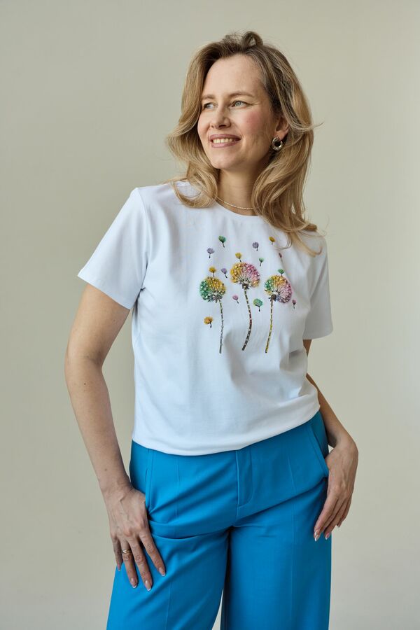 Футболка одуванчики