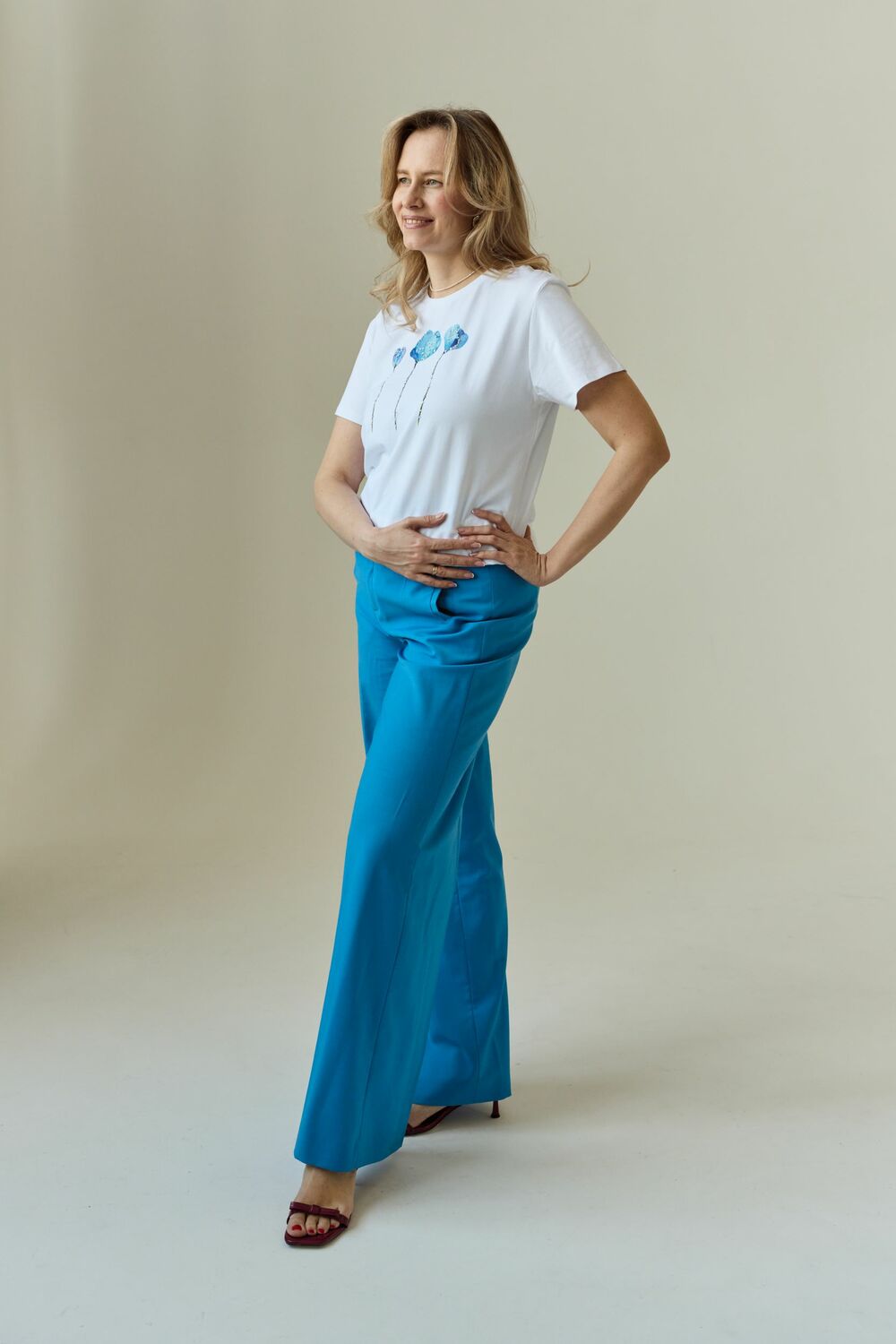 Футболка ирисы