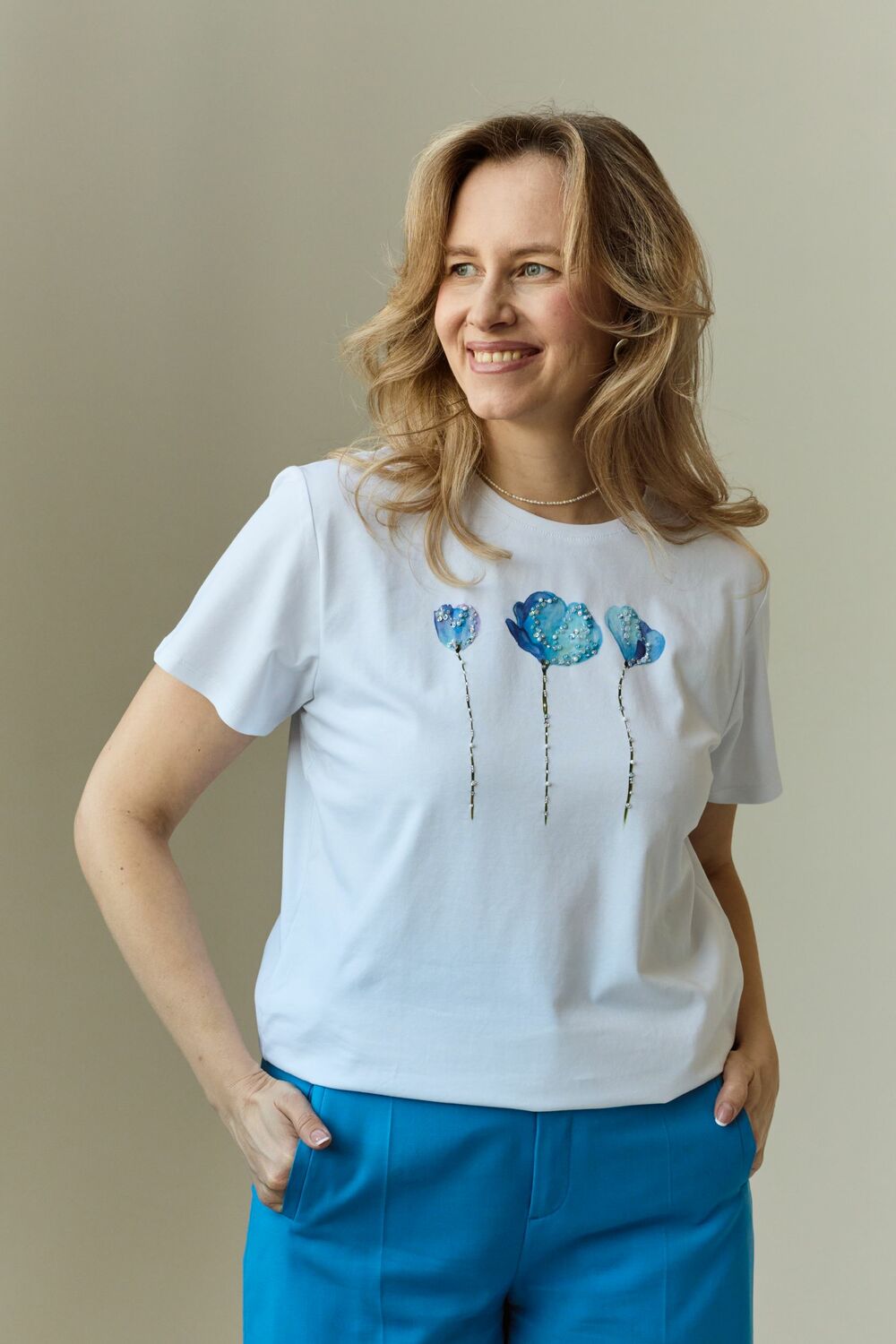 Футболка ирисы