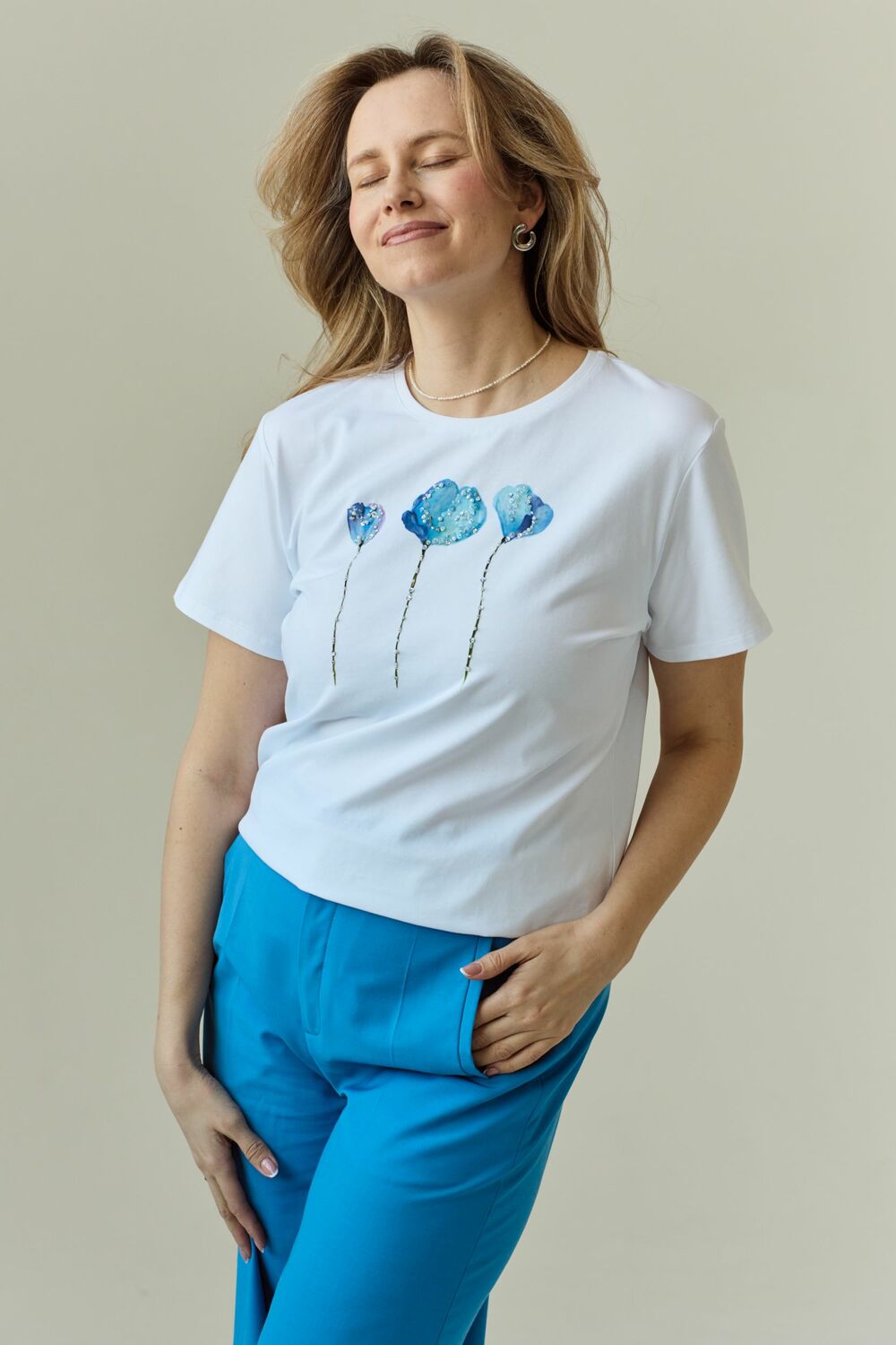 Футболка ирисы