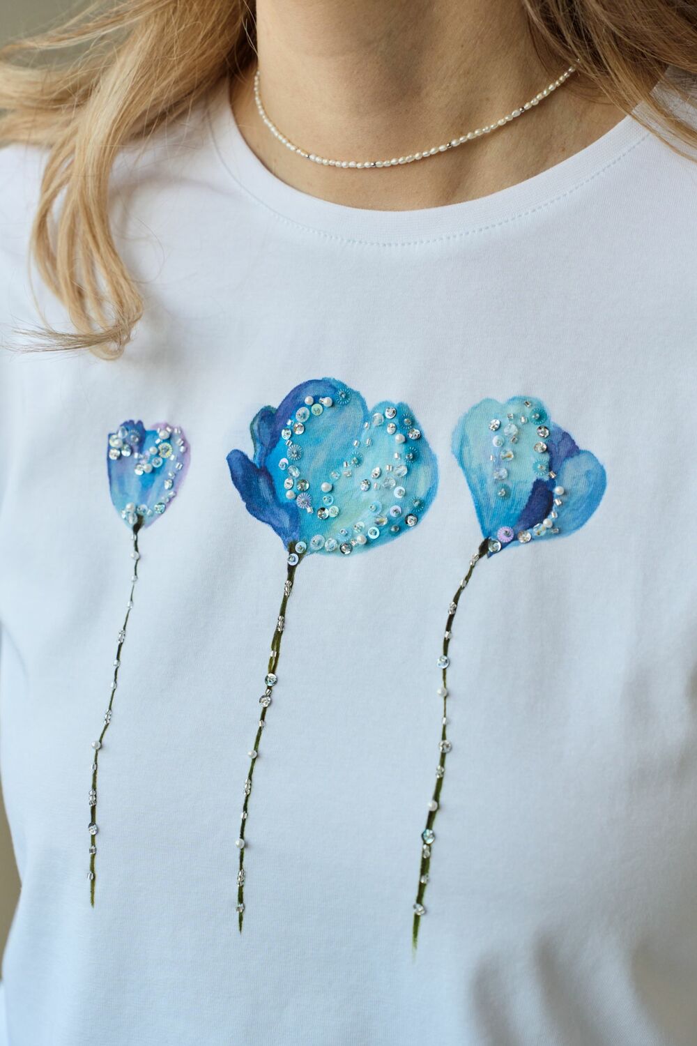 Футболка ирисы