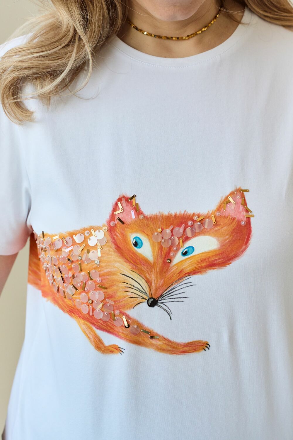 Футболка с лисой