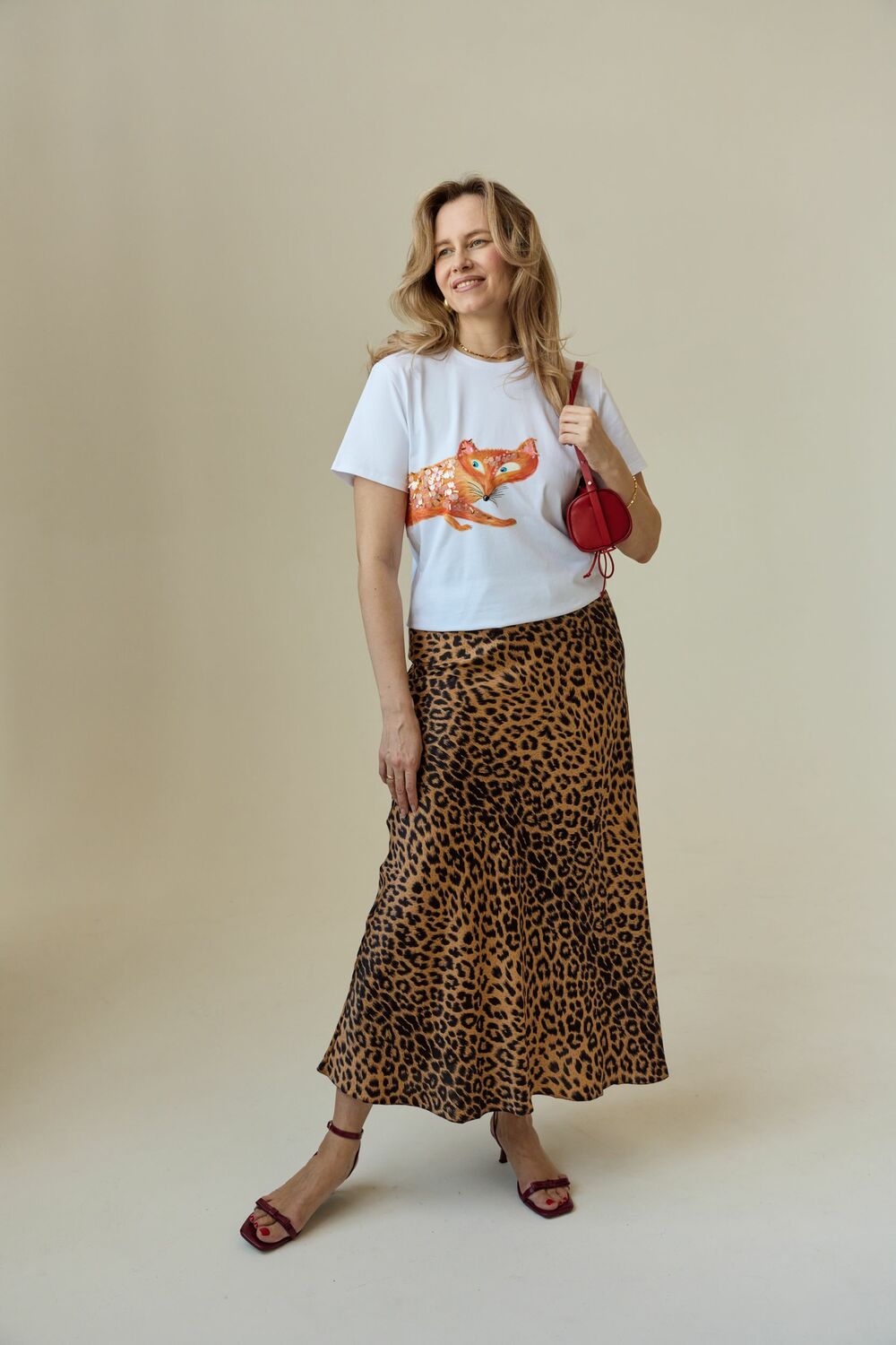 Футболка с лисой