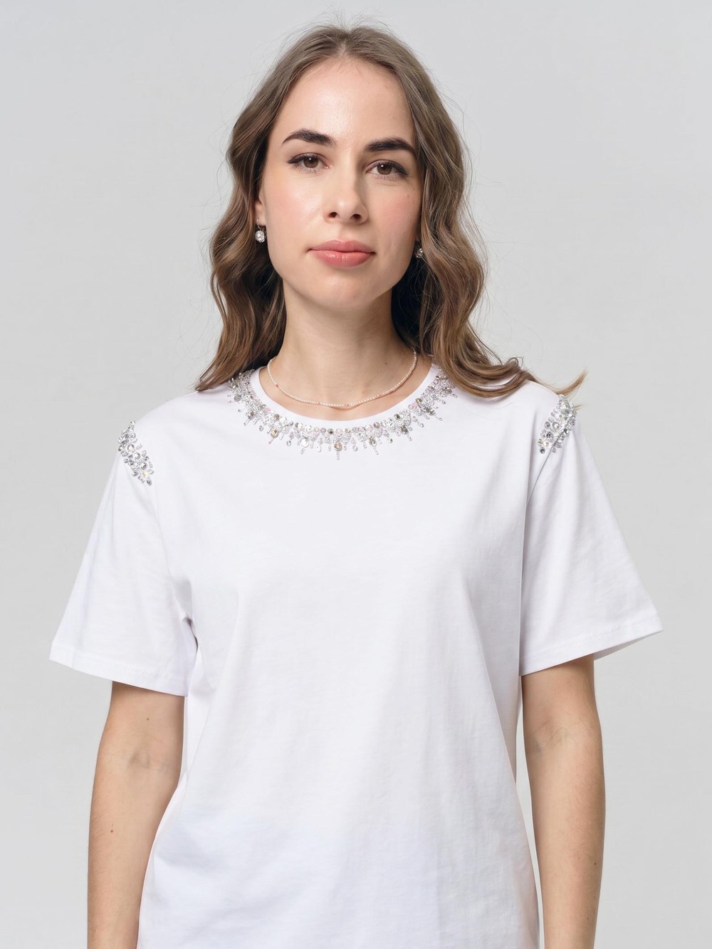 Футболка в стиле CHANEL белая
