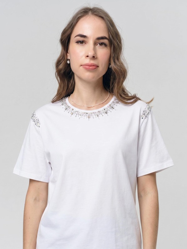 Футболка в стиле CHANEL белая