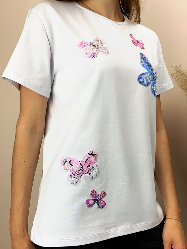Футболка бабочки