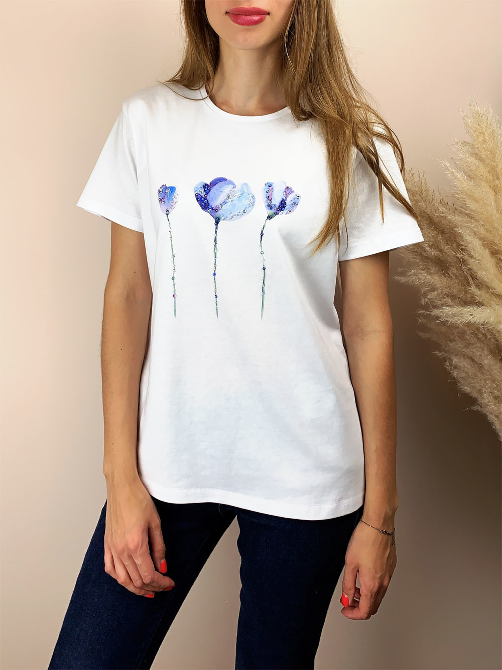 Футболка ирисы