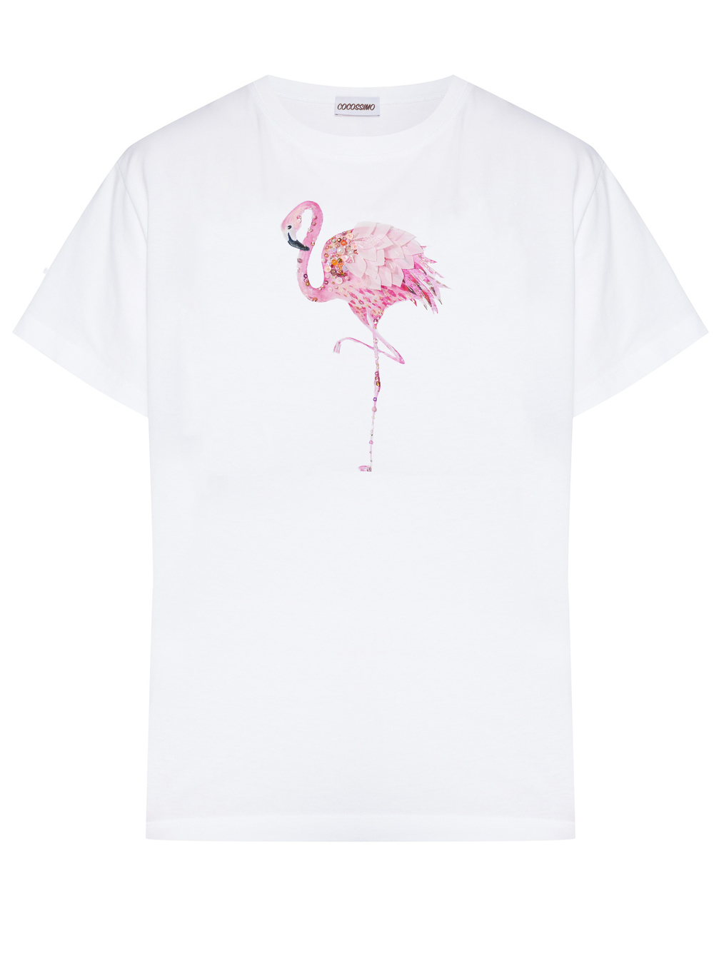 Футболка фламинго