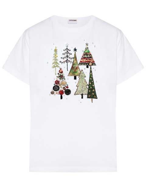 Футболка елки новогодние