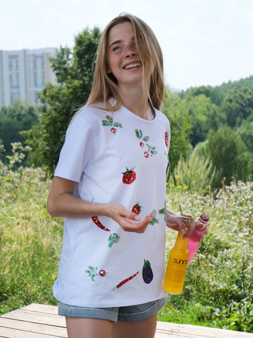 Футболка овощи