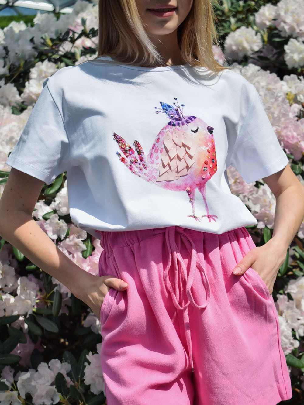 Футболка кокетка