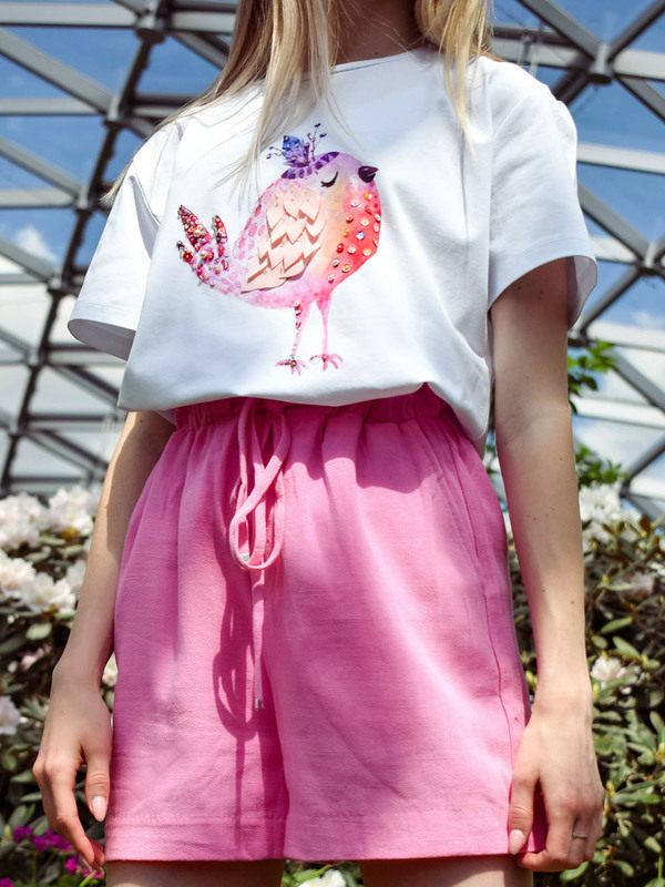 Футболка кокетка