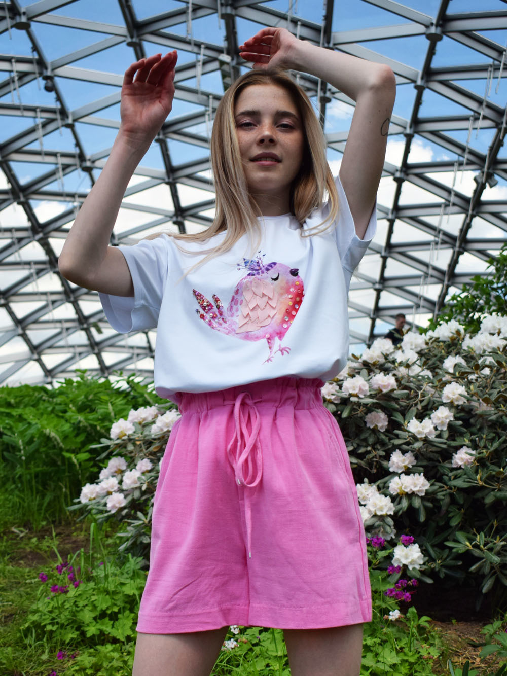 Футболка кокетка